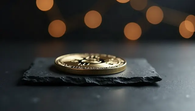 Illustration of blockchain blocks linked by chains with a padlock