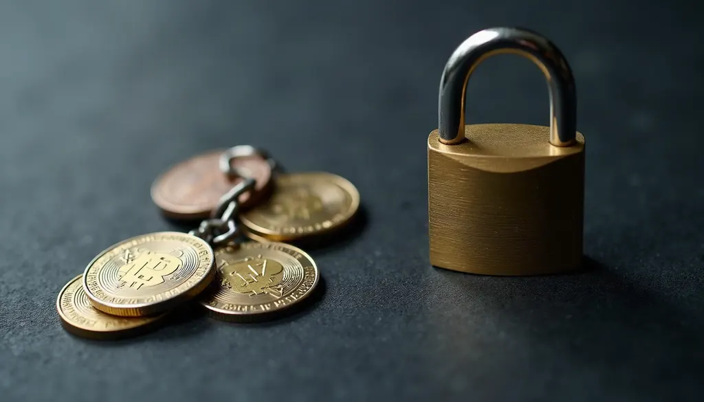 Diagram comparing a crypto coin on its own blockchain with a token built on top of one